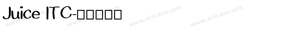 Juice ITC字体转换